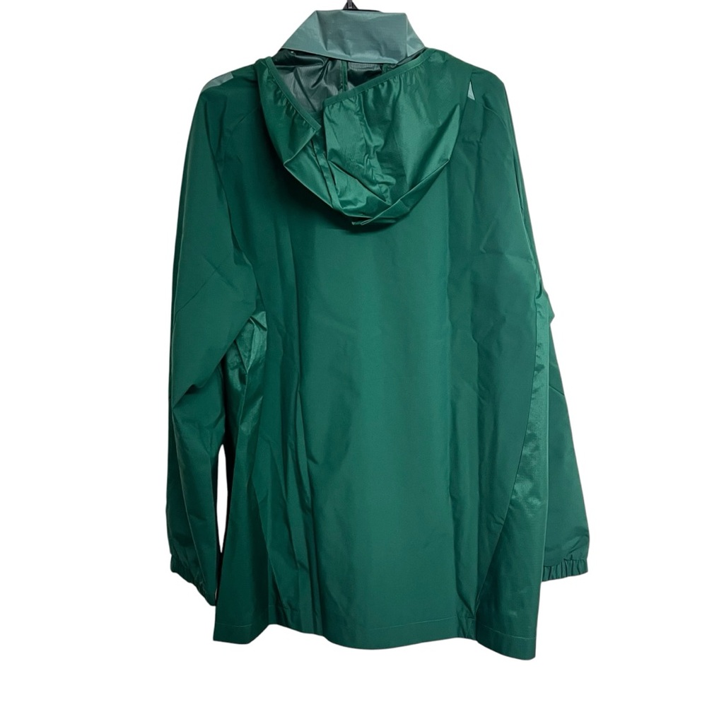 New Mens Aston Villa Adidas Training All Weather Full Zip Jacket Dark Green - Picture 4 of 7